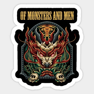 OF MONSTERS AND MEN BAND Sticker